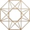 Ekena Millwork Guardian Wood Fretwork Pierced Ceiling Medallion, Red Oak, 32"OD x 12 1/2"ID x 3/8"T CMWP32X32X0375GDRO - alternate 1